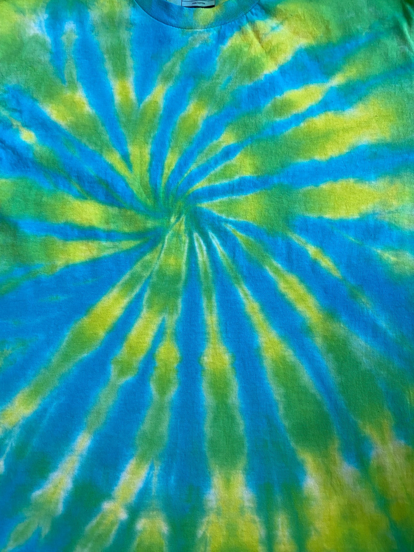 Summer sky Spiral Tie Dye T-Shirt, Adult, Youth, Unisex, XS, S, M, L, XL, 2XL, 3XL, 4XL, 5XL, Dyed in the UK, Gift