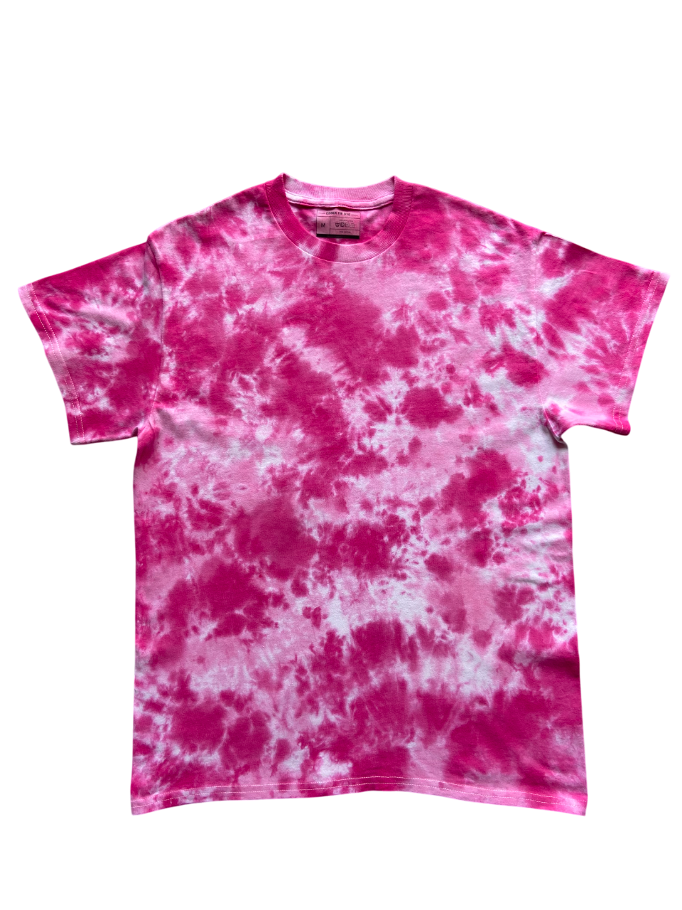 Perfect Pink Scrunch Tie Dye T-Shirt, Adult, Youth, Unisex, XS, S, M, L, XL, 2XL, 3XL, 4XL, 5XL, Dyed in the UK, Gift, Handmade to order