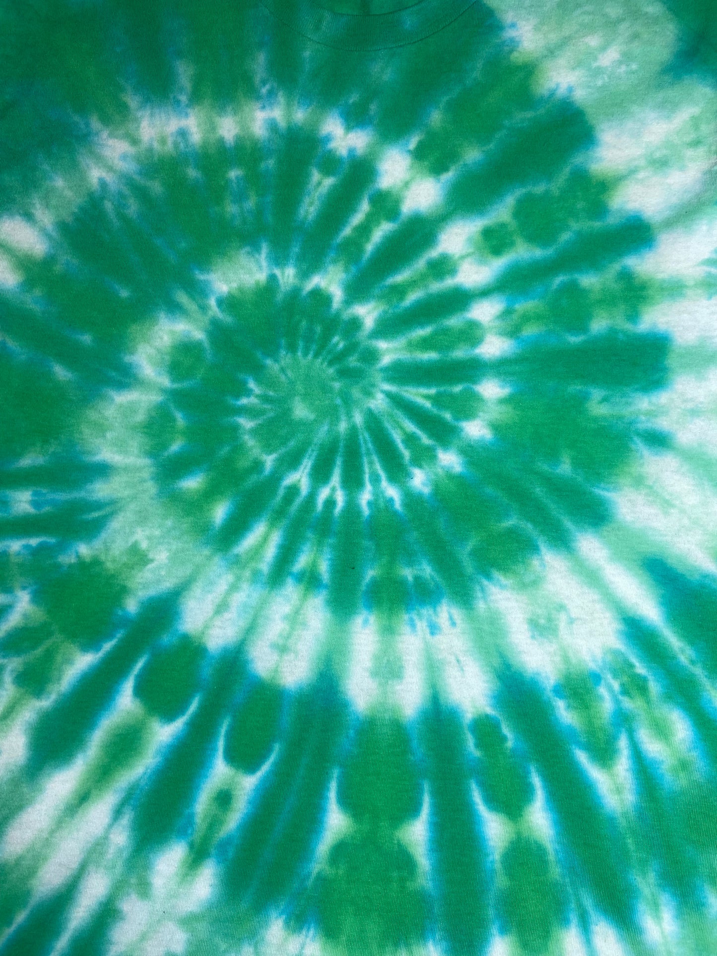 Bright Green 2 Tone Spiral Tie Dye T-Shirt, Adult, Youth, Unisex XS, S, M, L, XL, 2XL, 3XL, 4XL, 5XL, Dyed in the UK, Gift