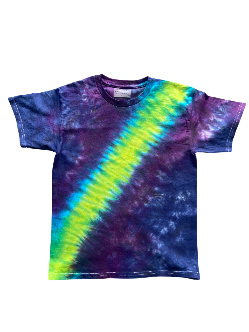 Green Space Rift Tie Dye T-Shirt, Youth, Unisex, XS, S, M, L, XL, 2XL, 3XL, 4XL, 5XL, Dyed in the UK, Gift