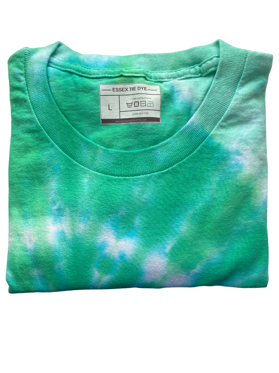 Bright Green 2 Tone Spiral Tie Dye T-Shirt, Adult, Youth, Unisex XS, S, M, L, XL, 2XL, 3XL, 4XL, 5XL, Dyed in the UK, Gift