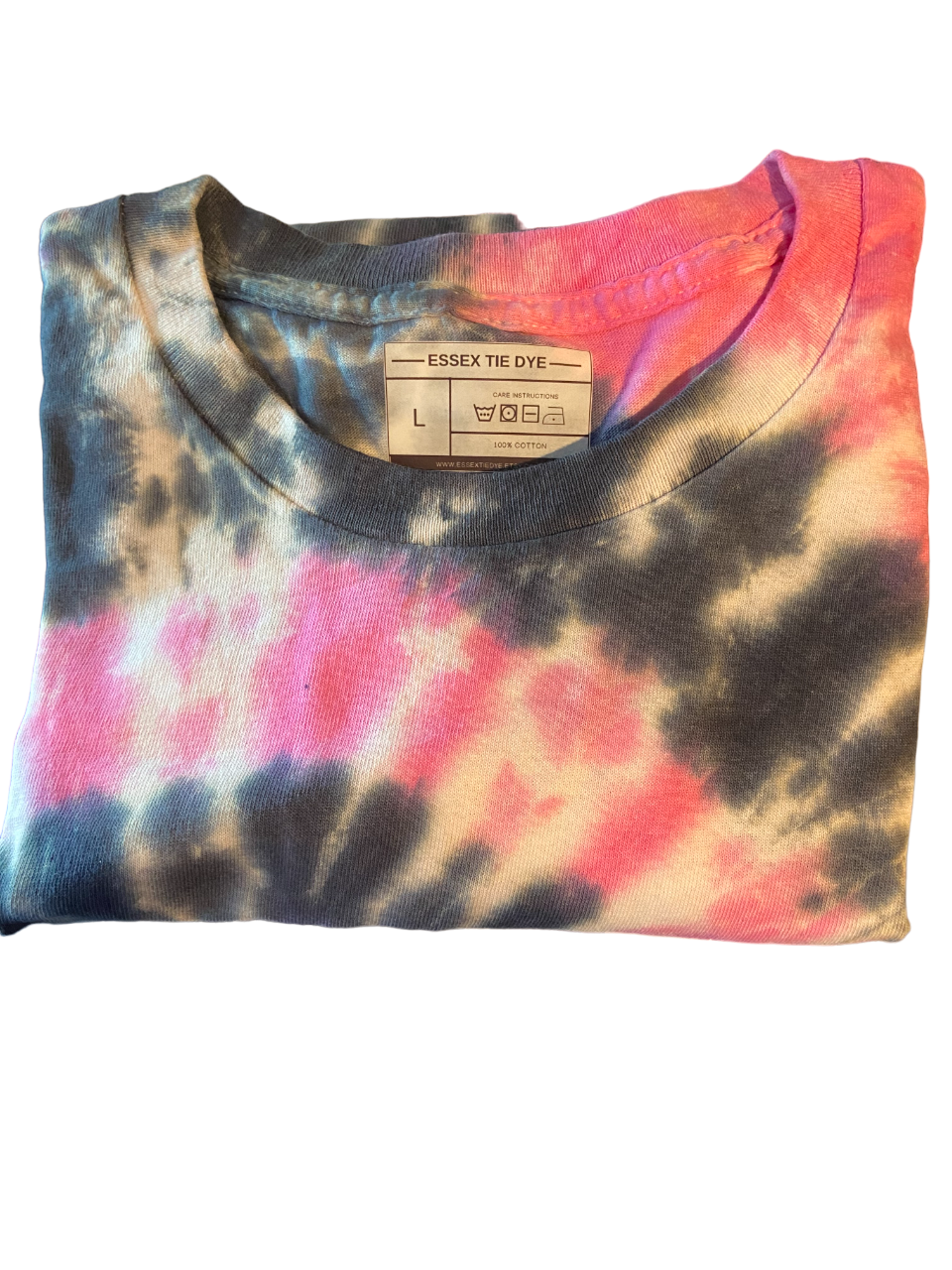 Black and Pink Spiral Tie Dye T-Shirt, Adult, Youth, Unisex, XS, S, M, L, XL, 2XL, 3XL, 4XL, 5XL, Dyed in the UK, Gift